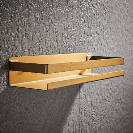 Guldfärgad design duschhylla för vägg