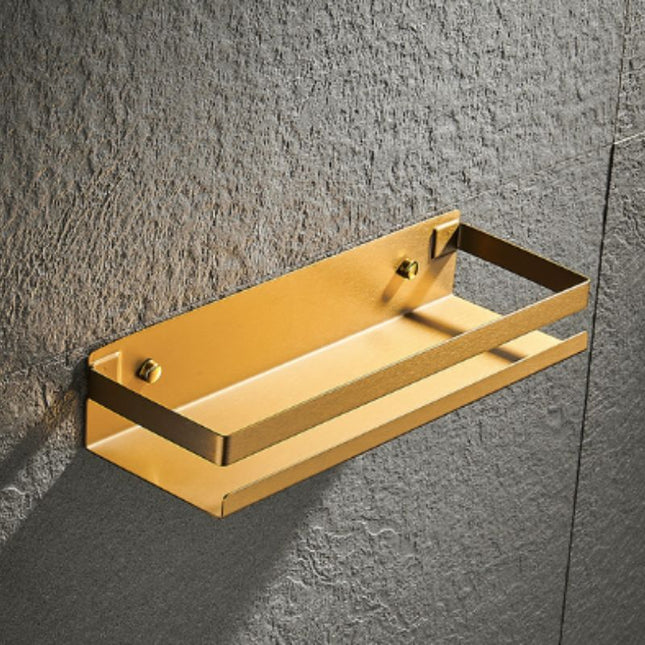 Guldfärgad design duschhylla för vägg