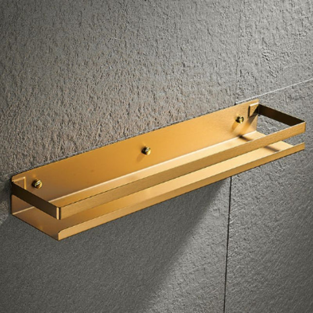 Guldfärgad design duschhylla för vägg