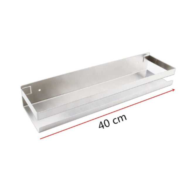 Modern duschhylla av rostfritt stål