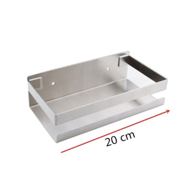 Modern duschhylla av rostfritt stål